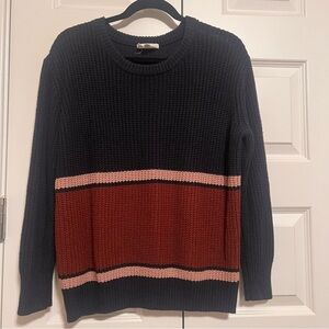 Olive & Oak Black and Brown Crewneck Sweater